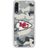 NFL Kansas City Chiefs Camo Galaxy A50 Clear Case